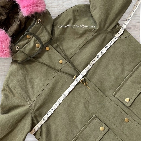 J.Crew Collection NWT down filled
Parka with pink faux fur hood *shop@iamwarrior - Picture 11 of 16